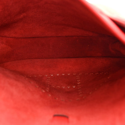 Hermes Taurillon Clemence Evelyne III GM Rouge Pivoine 5 of 10