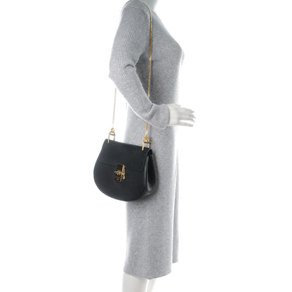 Chloe Grained Lambskin Drew Shoulder Bag Black 2 of 7