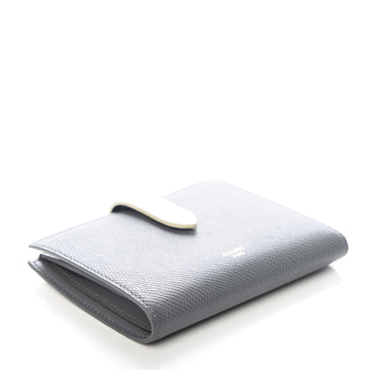 Celine Grained Calfskin Medium Multifunction Strap Wallet Grey 4 of 6
