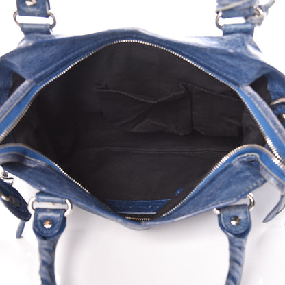 Balenciaga Agneau Giant 12 Silver Hardware Town Bleu Cobalt Bleu Electric 5 of 13