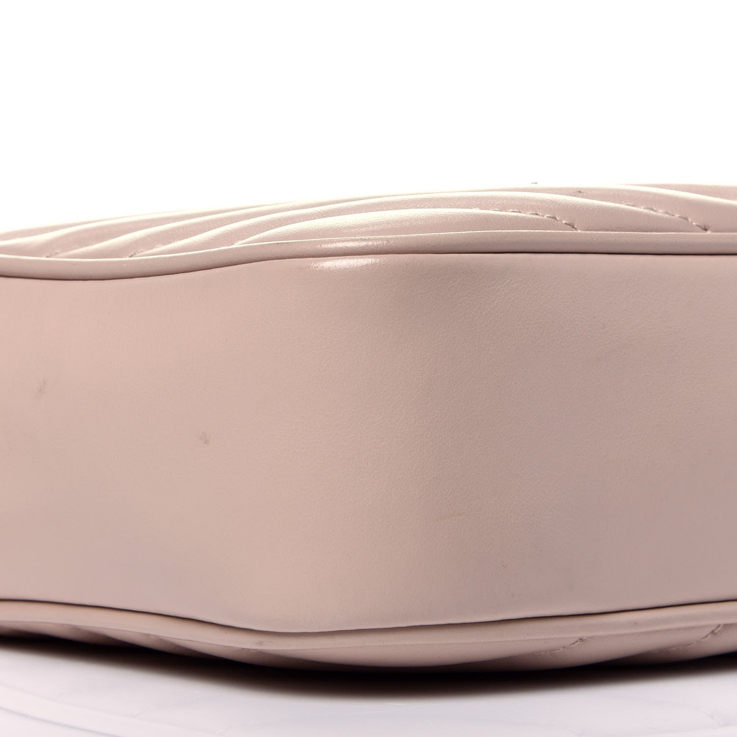 Saint Laurent Calfskin Matelasse Monogram Lou Camera Bag Marble Pink 8 of 9