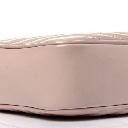 Saint Laurent Calfskin Matelasse Monogram Lou Camera Bag Marble Pink 8 of 9