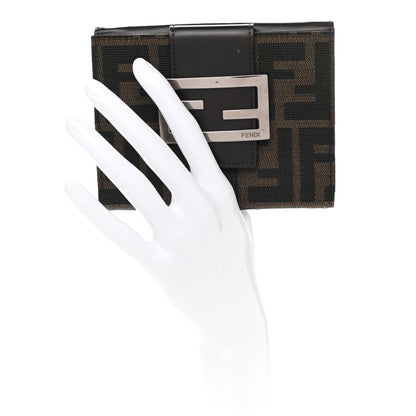 Fendi Zucca Compact Wallet Tobacco 2 of 8