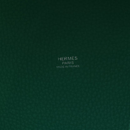 Hermes Taurillon Clemence Swift Eclat Picotin Lock 22 MM Menthe Vert Bosphore 5 of 10