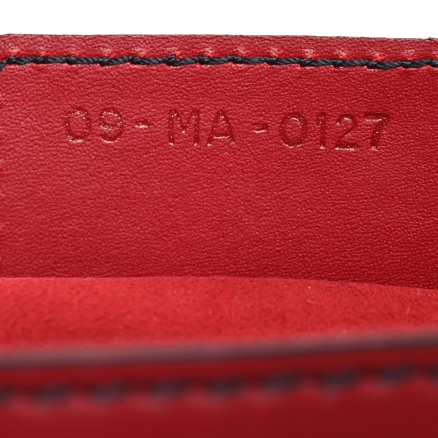 Christian Dior Calfskin D Fence Saddle Bag Black Red 7 of 16