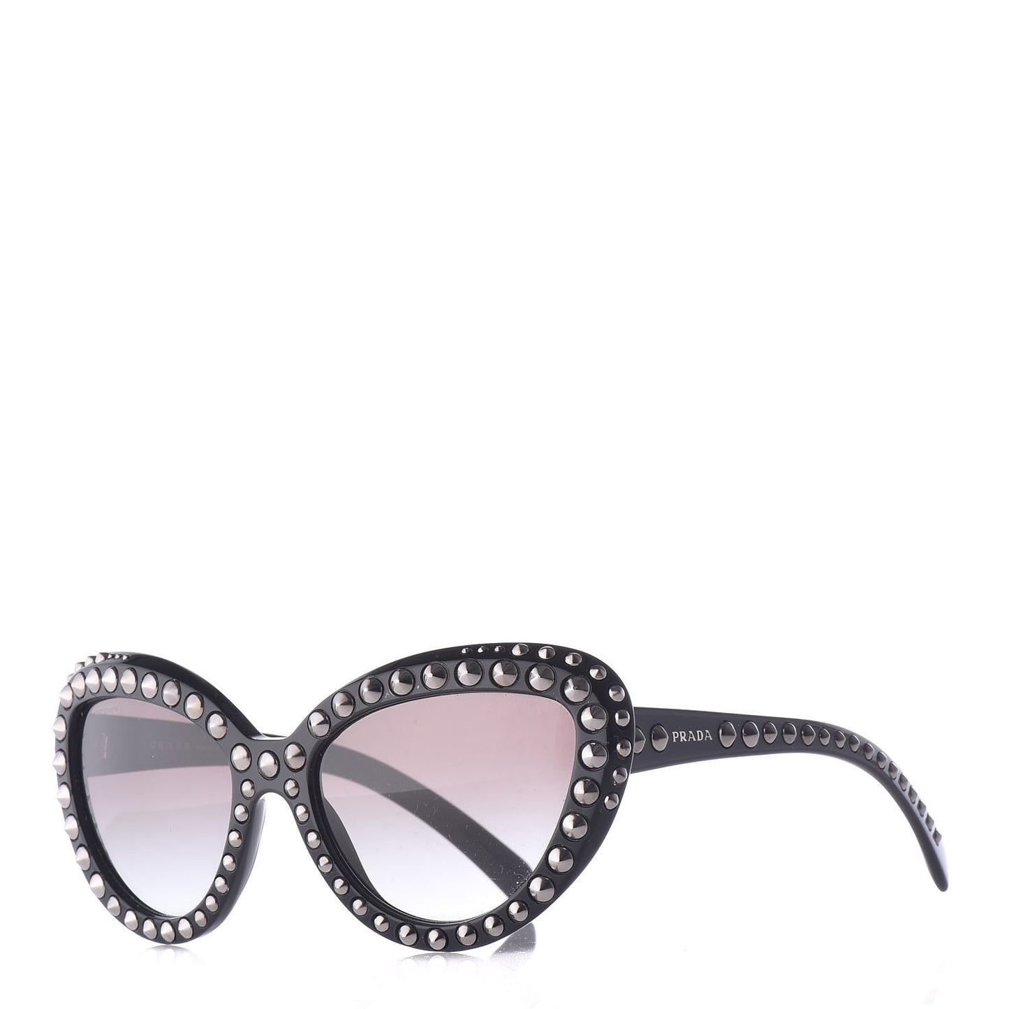 Studded Ornate Cat Eye Sunglasses SPR 31Q Black