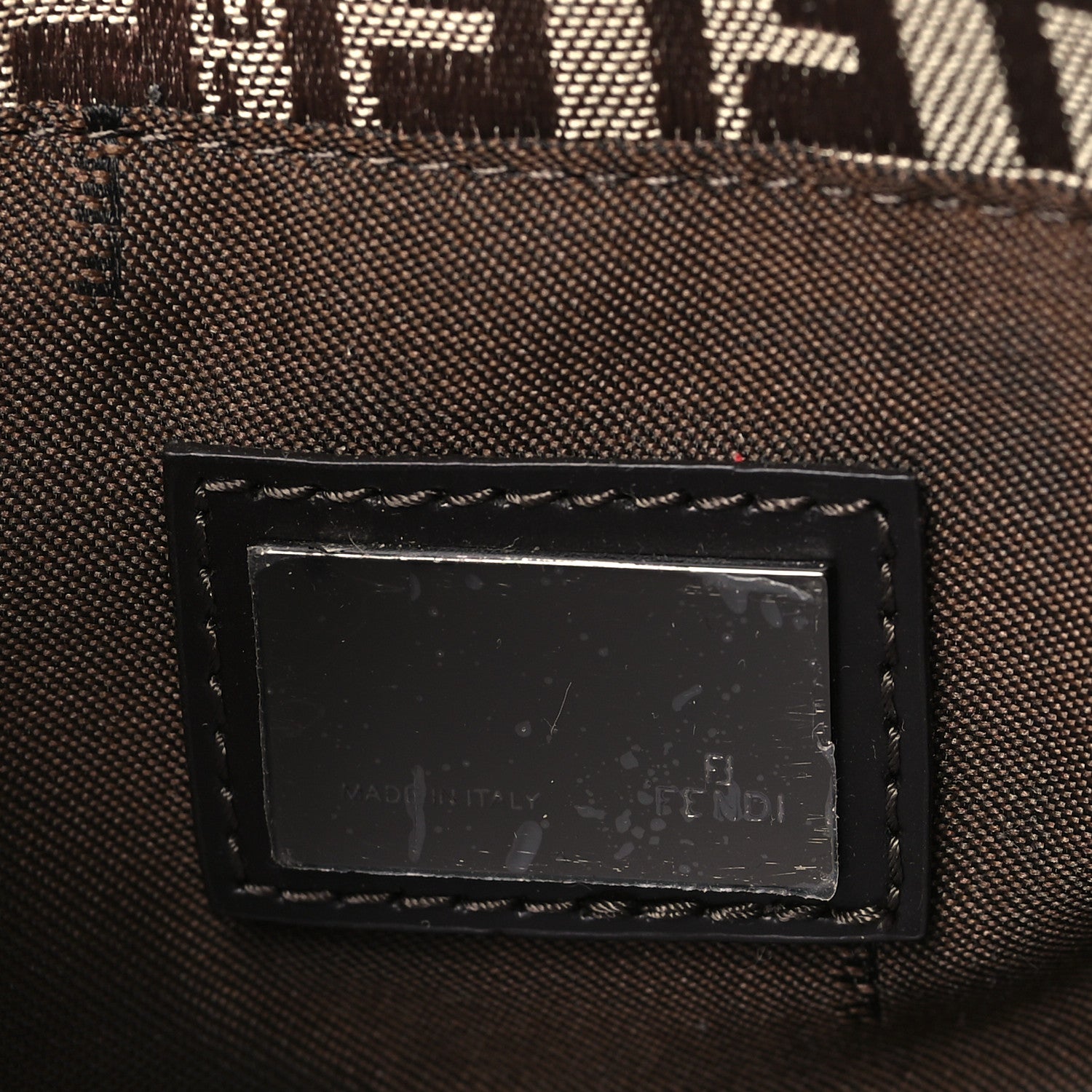 Fendi Zucchino Tote Brown 5 of 7