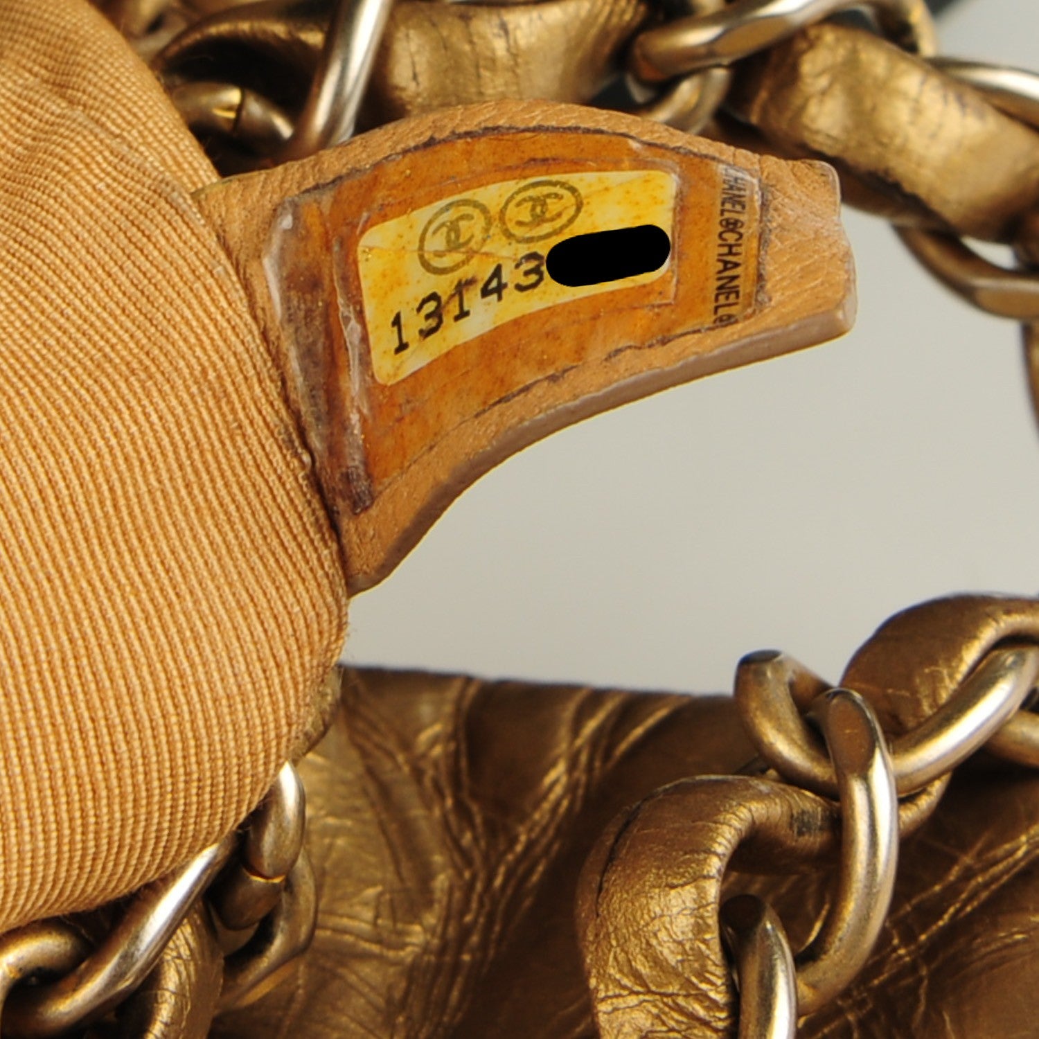 Chanel Calfskin Embroidered Ca D’Oro Flap Gold 7 of 7
