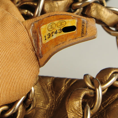 Chanel Calfskin Embroidered Ca D’Oro Flap Gold 7 of 7