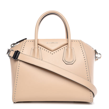 Givenchy Calfskin Small Studded Antigona Beige Buff 1 of 9