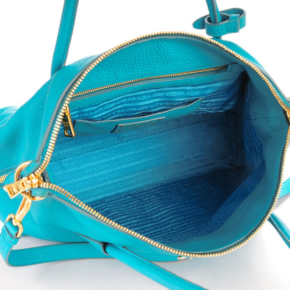 Prada Vitello Daino Side Zip Tote Voyage 5 of 9