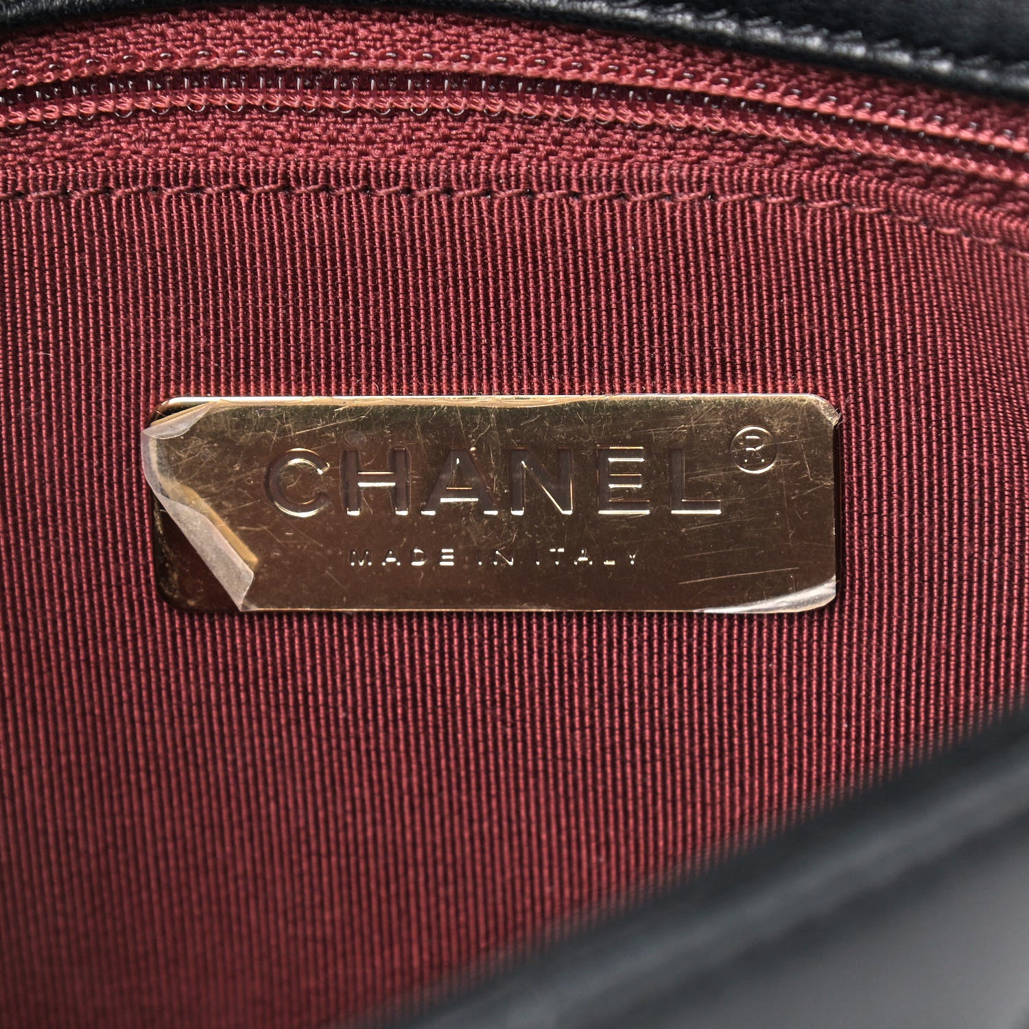 Chanel Lambskin Quilted Chain Infinity Waist Belt Bag Black 6 of 10