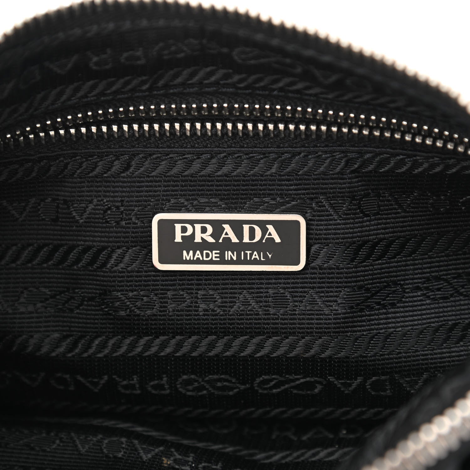Prada Tessuto Sirio Pochette Black 6 of 10