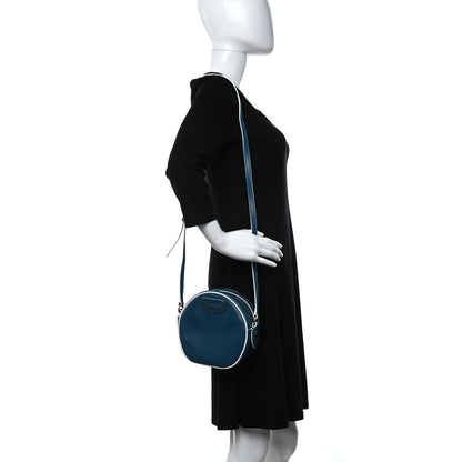 Marc Jacobs Calfskin Voyager Circle Crossbody Deep Teal 2 of 10