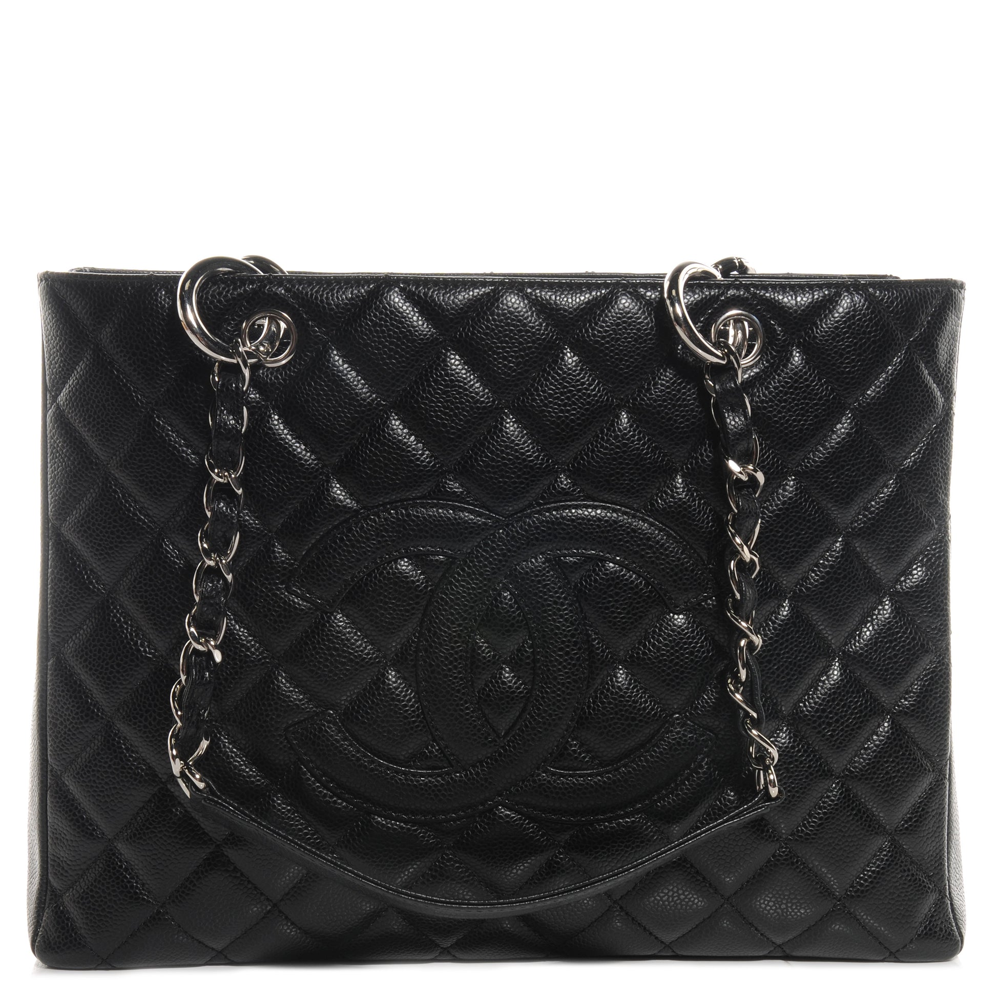 Chanel Caviar Grand Shopping Tote GST Black 1 of 7