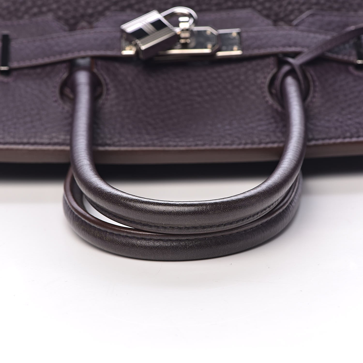 Hermes Taurillon Clemence Birkin 30 Raisin 20 of 39