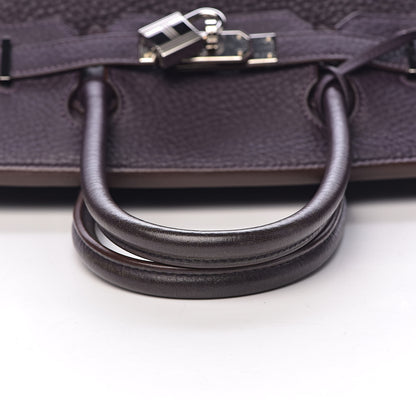 Hermes Taurillon Clemence Birkin 30 Raisin 20 of 39
