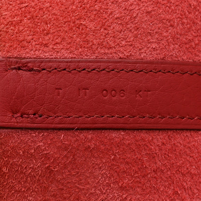 Hermes Taurillon Clemence Picotin Lock 26 GM Rouge Casaque 7 of 10
