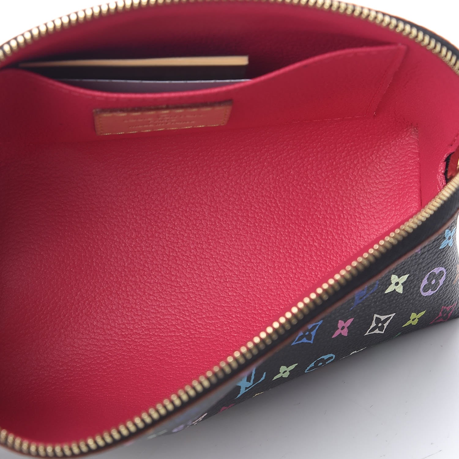 Louis Vuitton Monogram Multicolor Cosmetic Pouch Black Grenade 5 of 6