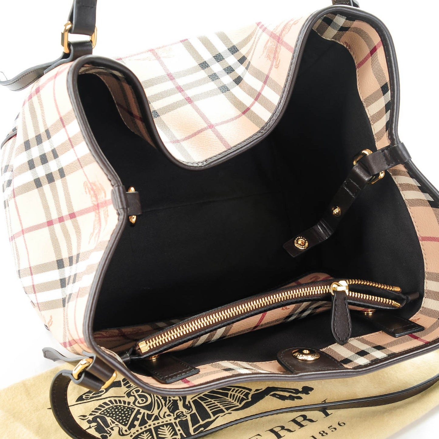 Haymarket Check Small Canterbury Tote Chocolate