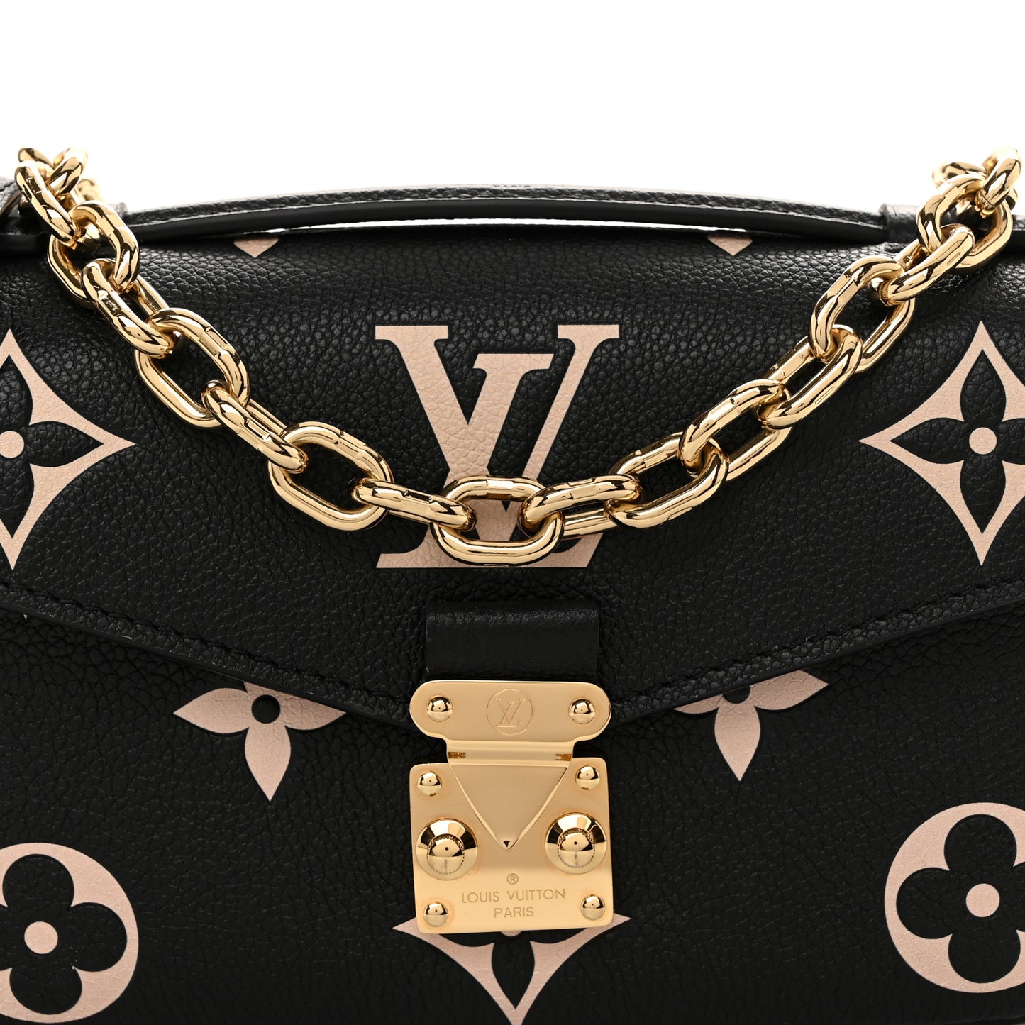 Empreinte Monogram Giant Pochette Metis East West Black Beige