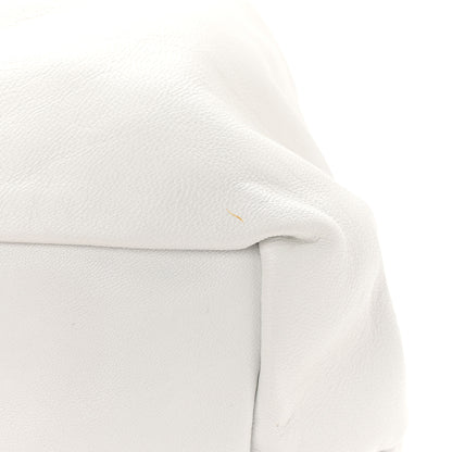 Mansur Gavriel Lambskin Cloud Clutch White 8 of 8