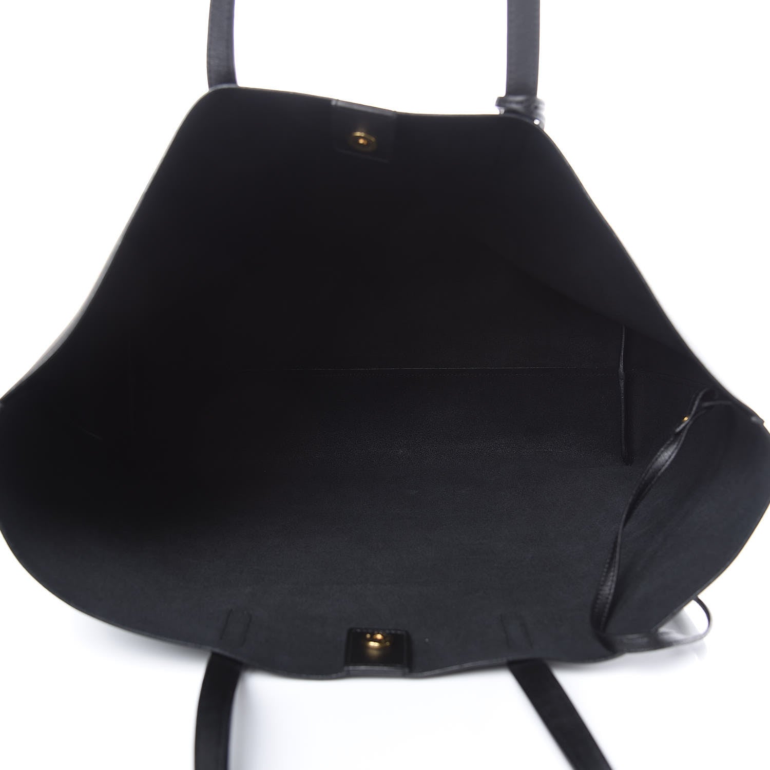Saint Laurent Calfskin Large Shopping Tote Black 6 of 11