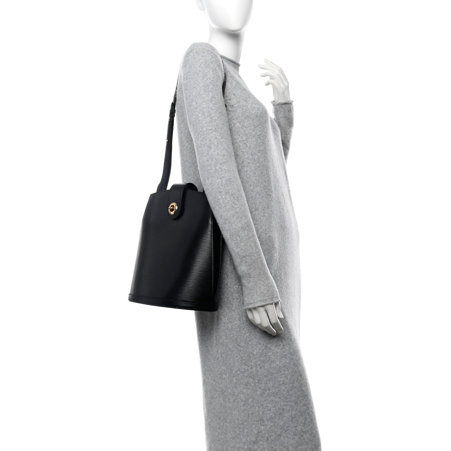 Louis Vuitton Epi Cluny Black 2 of 11
