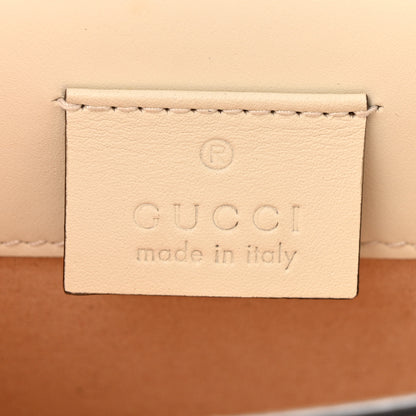 Gucci Calfskin Super Mini Sylvie Chain Shoulder Bag White 6 of 14