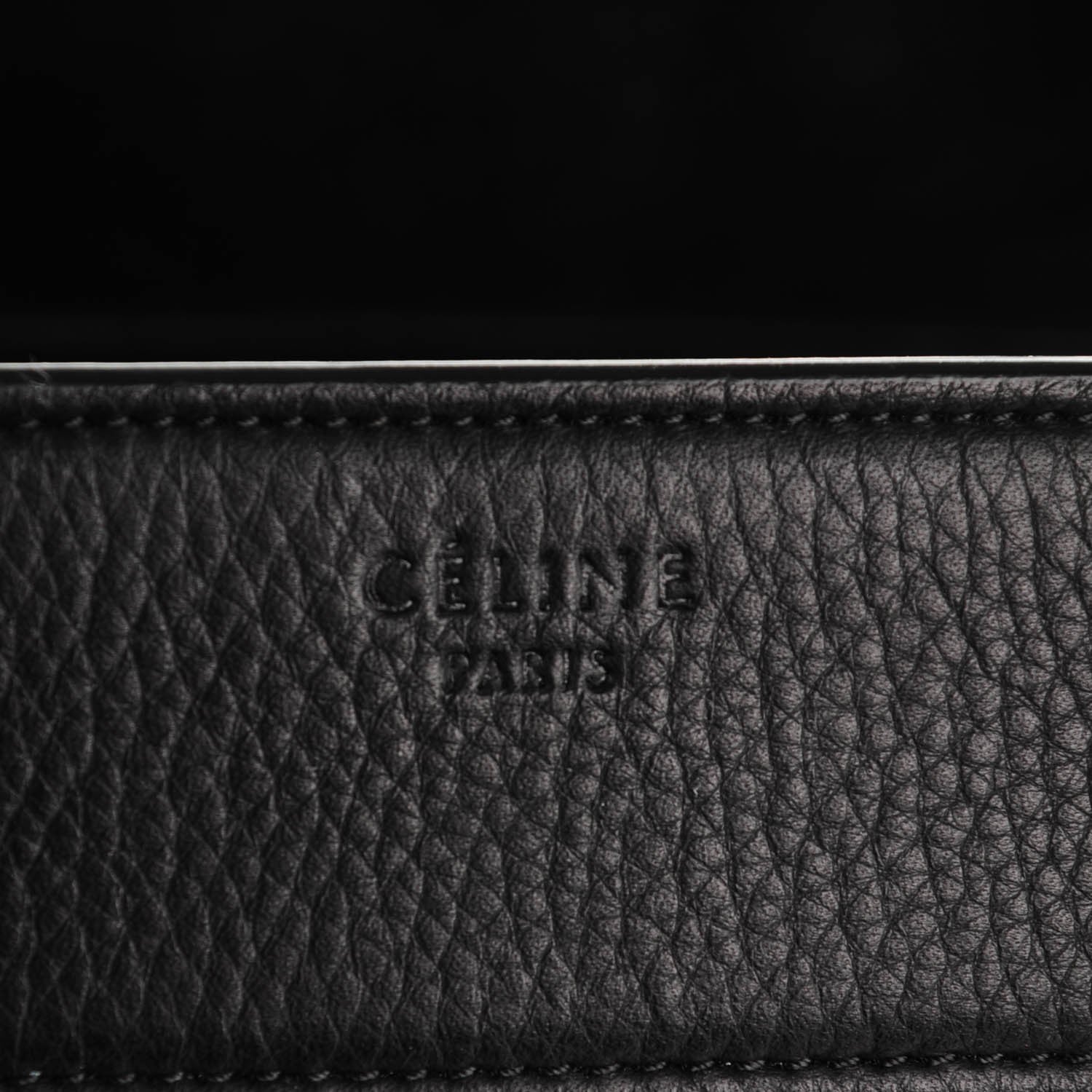 Celine Supple Calfskin Medium Phantom Luggage Black 6 of 8