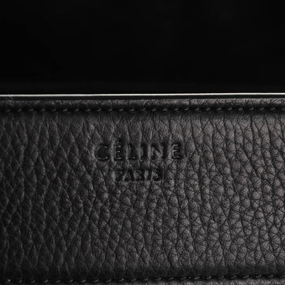 Celine Supple Calfskin Medium Phantom Luggage Black 6 of 8