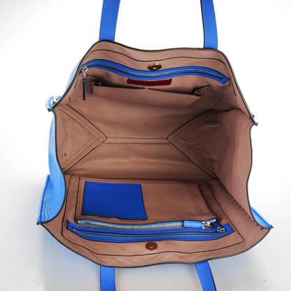 Valentino Garavani Nappa Medium Rockstud Soft Tote Blue Fluo 5 of 7