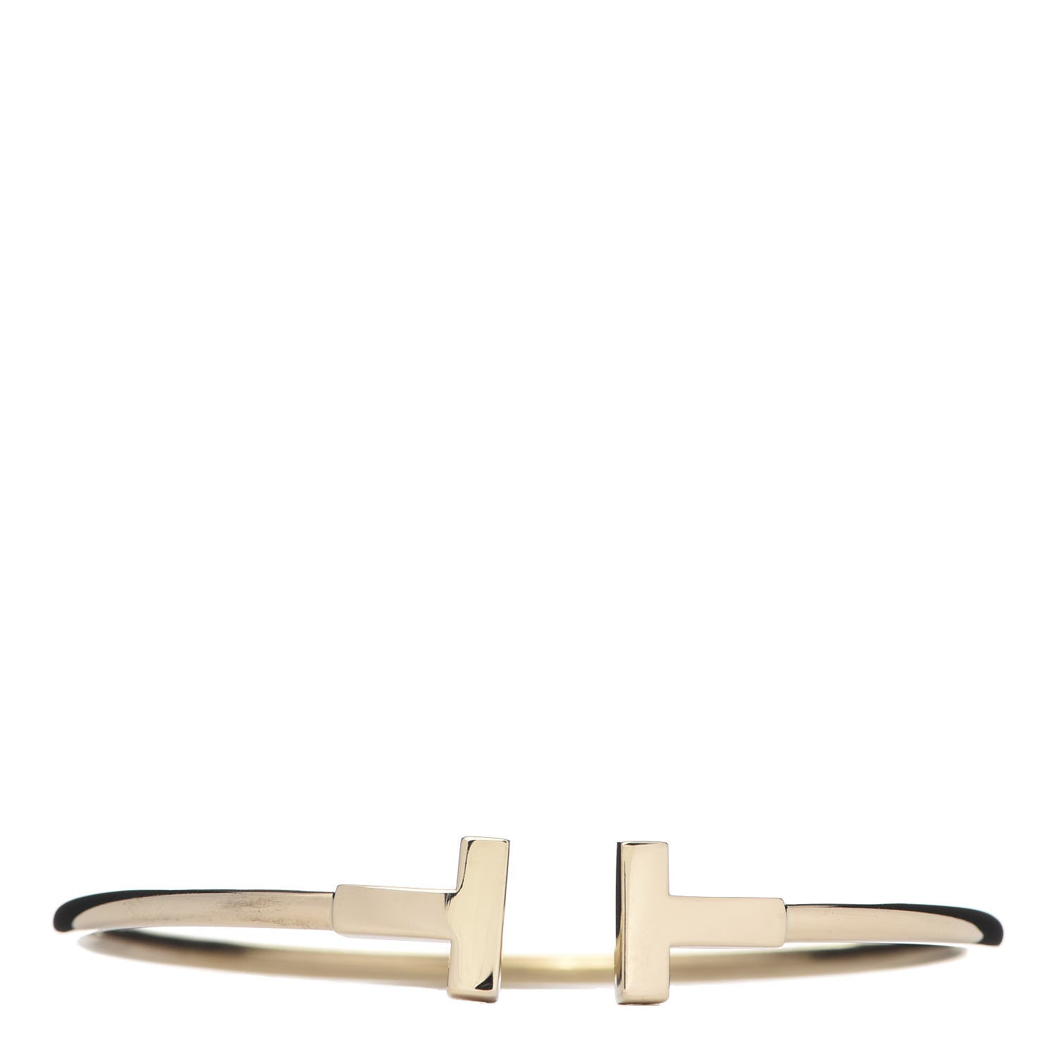 Tiffany 18K Yellow Gold T Wire Bracelet 1 of 4