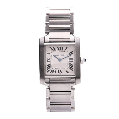 Cartier Stainless Steel 25mm Tank Francaise Quartz Watch 1 of 5