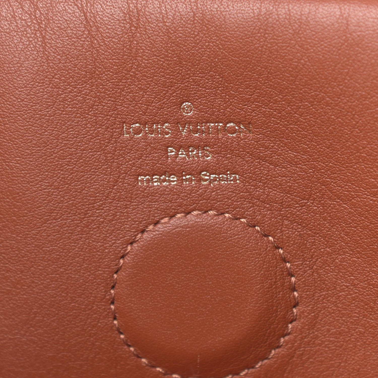 Louis Vuitton Monogram Tuileries Besace Caramel Rouge 6 of 10