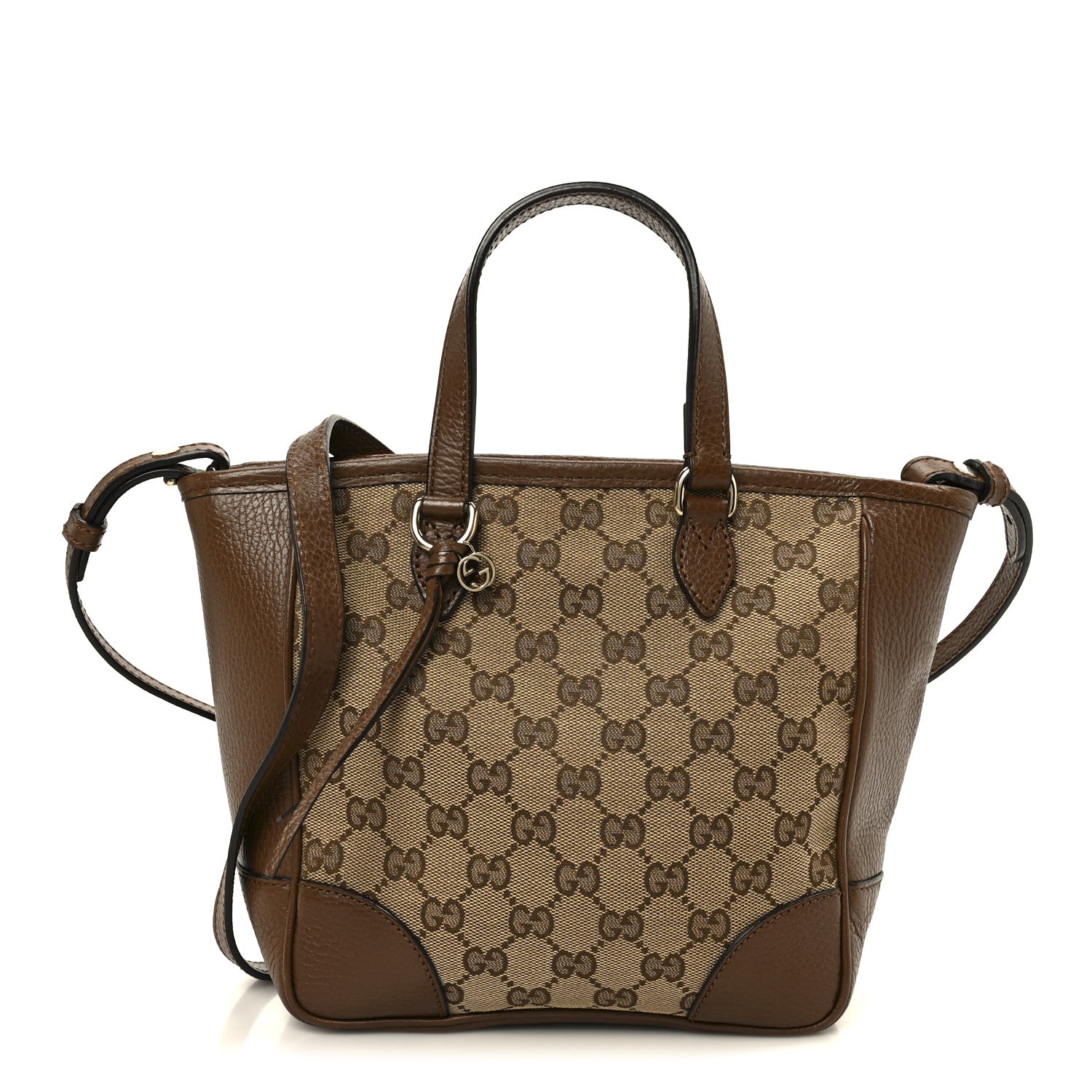 Gucci Monogram Small Bree Tote Beige Tabacco 1 of 11