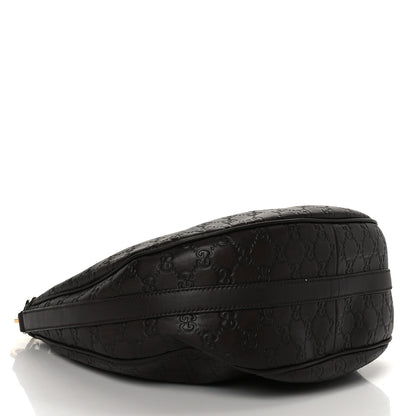 Gucci Guccissima Medium GG Twins Hobo Dark Brown 4 of 9