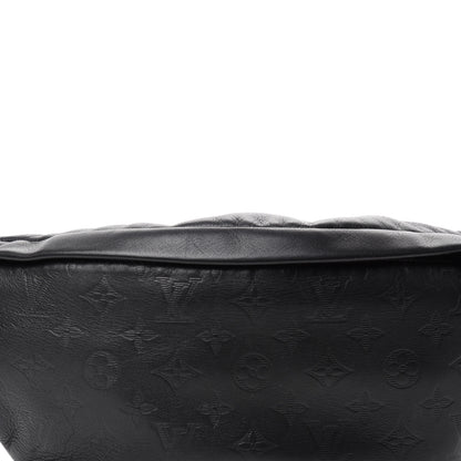 Louis Vuitton Calfskin Monogram Shadow Discovery Bumbag Black 10 of 10
