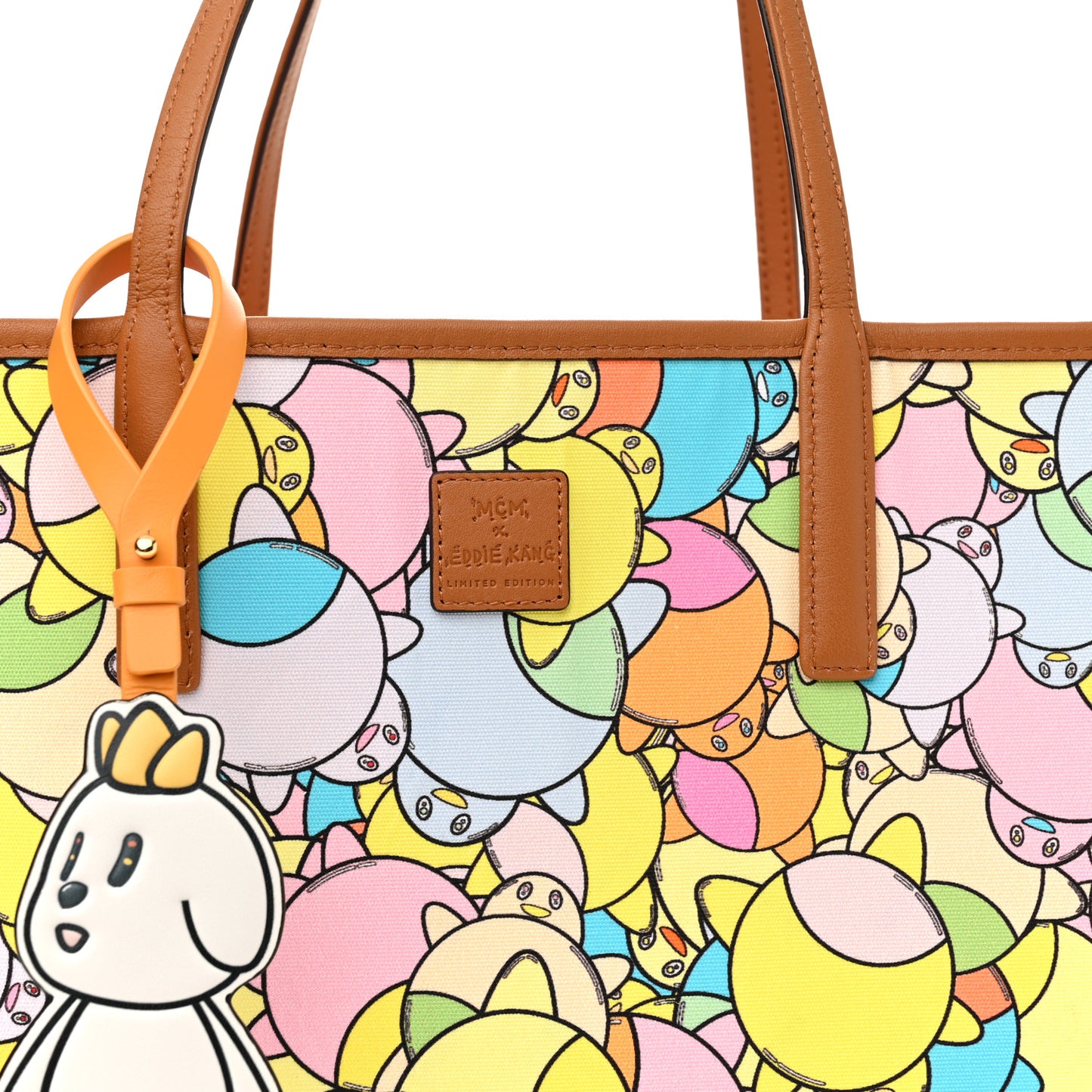 X Eddie Kang Visetos Medium Reversible Shopper Tote White