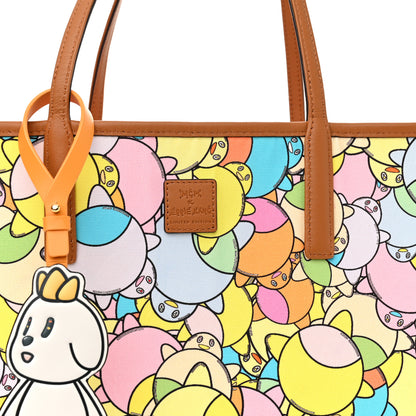 MCM X Eddie Kang Visetos Medium Reversible Shopper Tote White 11 of 19