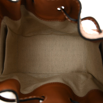 Loewe Calfskin Canvas Mini Hammock Shoulder Bag Natural Tan 5 of 10