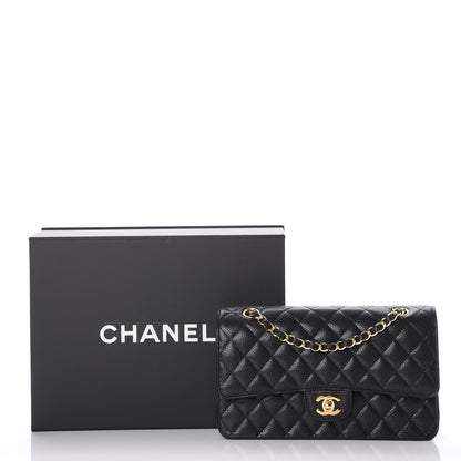 Chanel Caviar Quilted Medium Double Flap Black 9 of 9