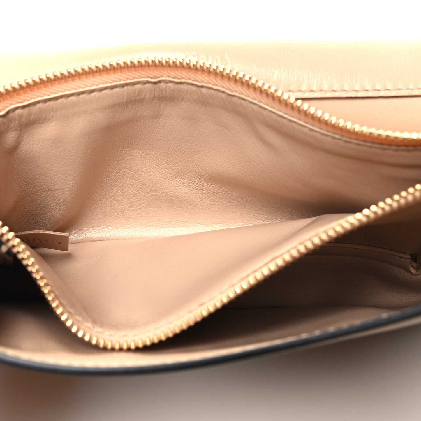 Metallic Grained Calfskin Gabrielle Gold Chestnut