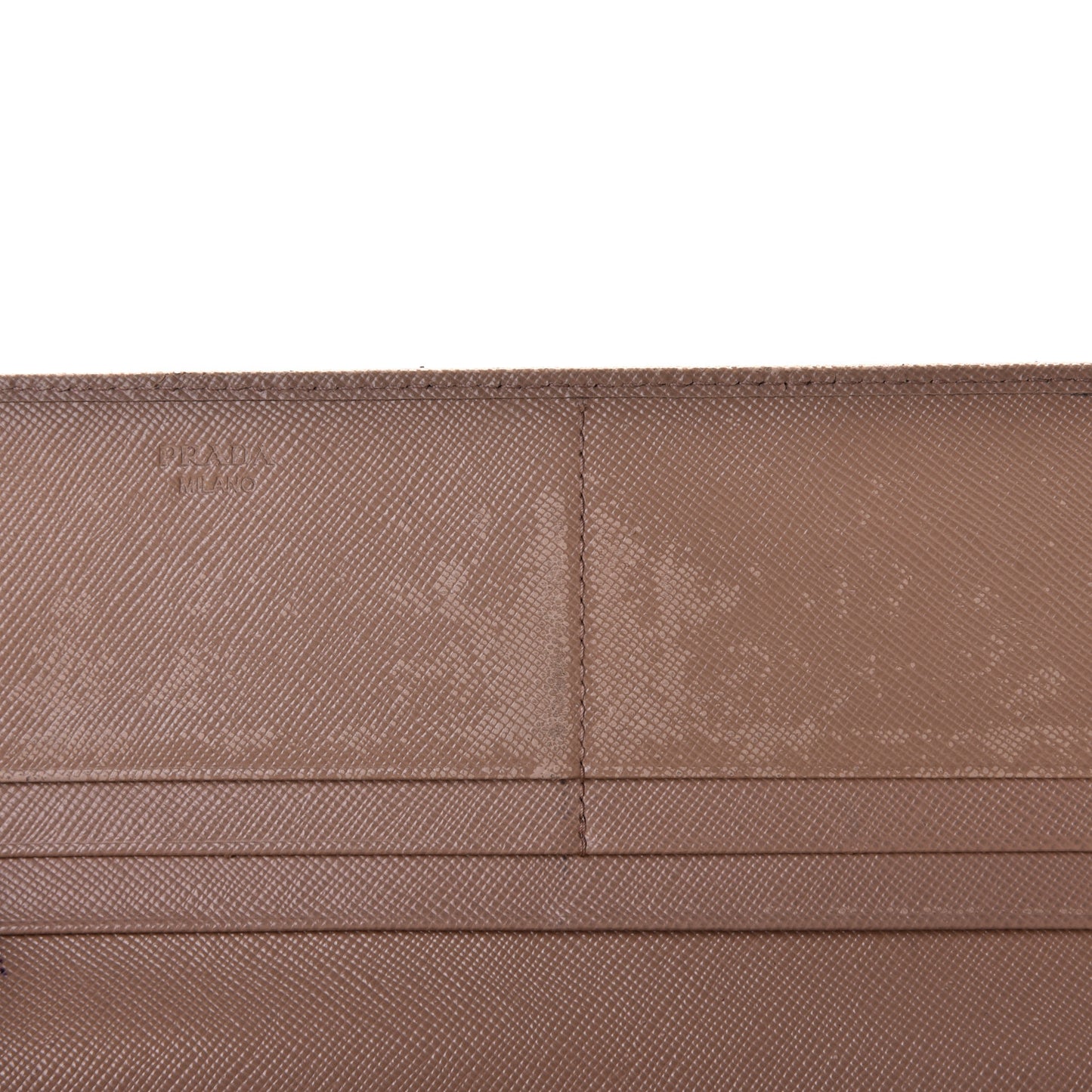 Saffiano Metal Continental Flap Wallet Cammeo