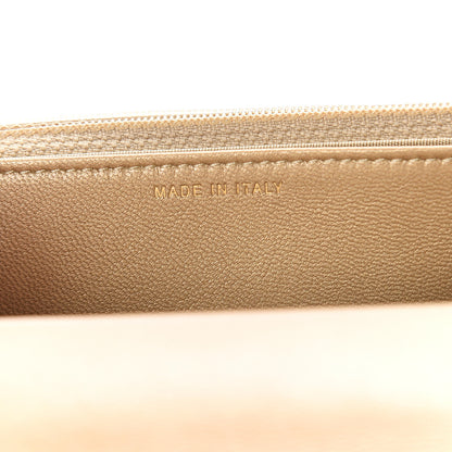 Chanel Metallic Goatskin Quilted 19 Wallet On Chain WOC Gold 6 of 10