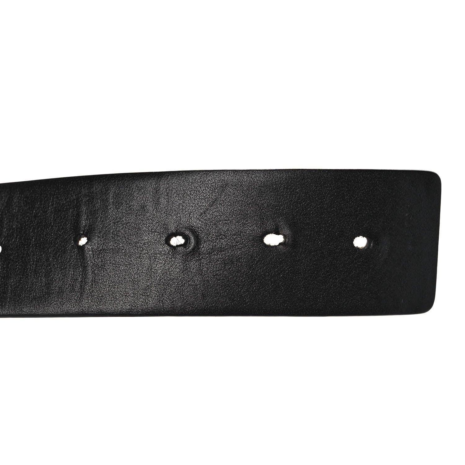Valentino Garavani Glossy Calfskin VLogo Reversible 40mm Belt 80 32 Saddle Brown Black 6 of 7