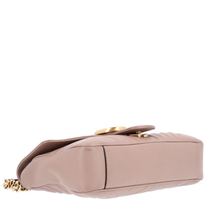 Gucci Calfskin Matelasse Medium GG Marmont Shoulder Bag Porcelain Rose 4 of 10