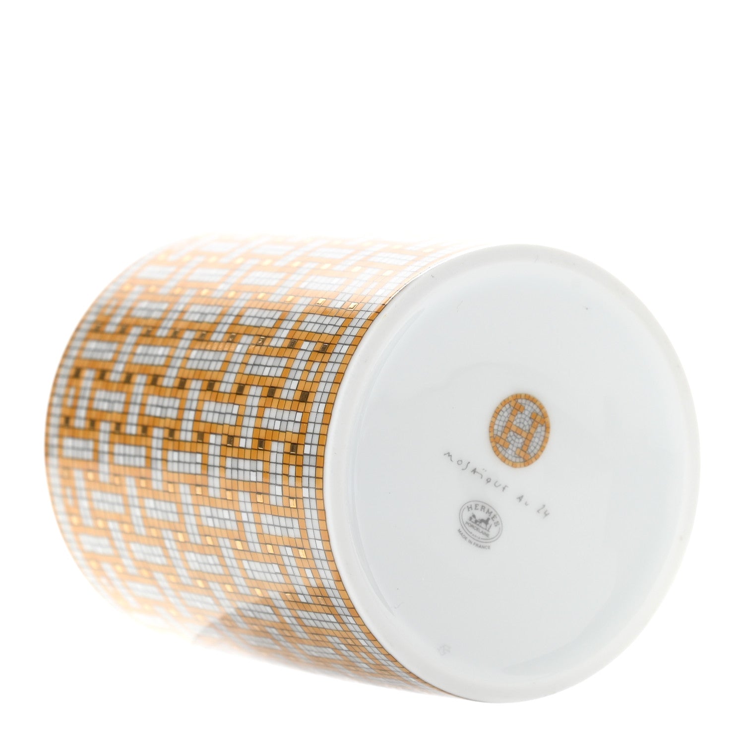 Hermes Porcelain Mosaique au 24 Mug Gold 4 of 6