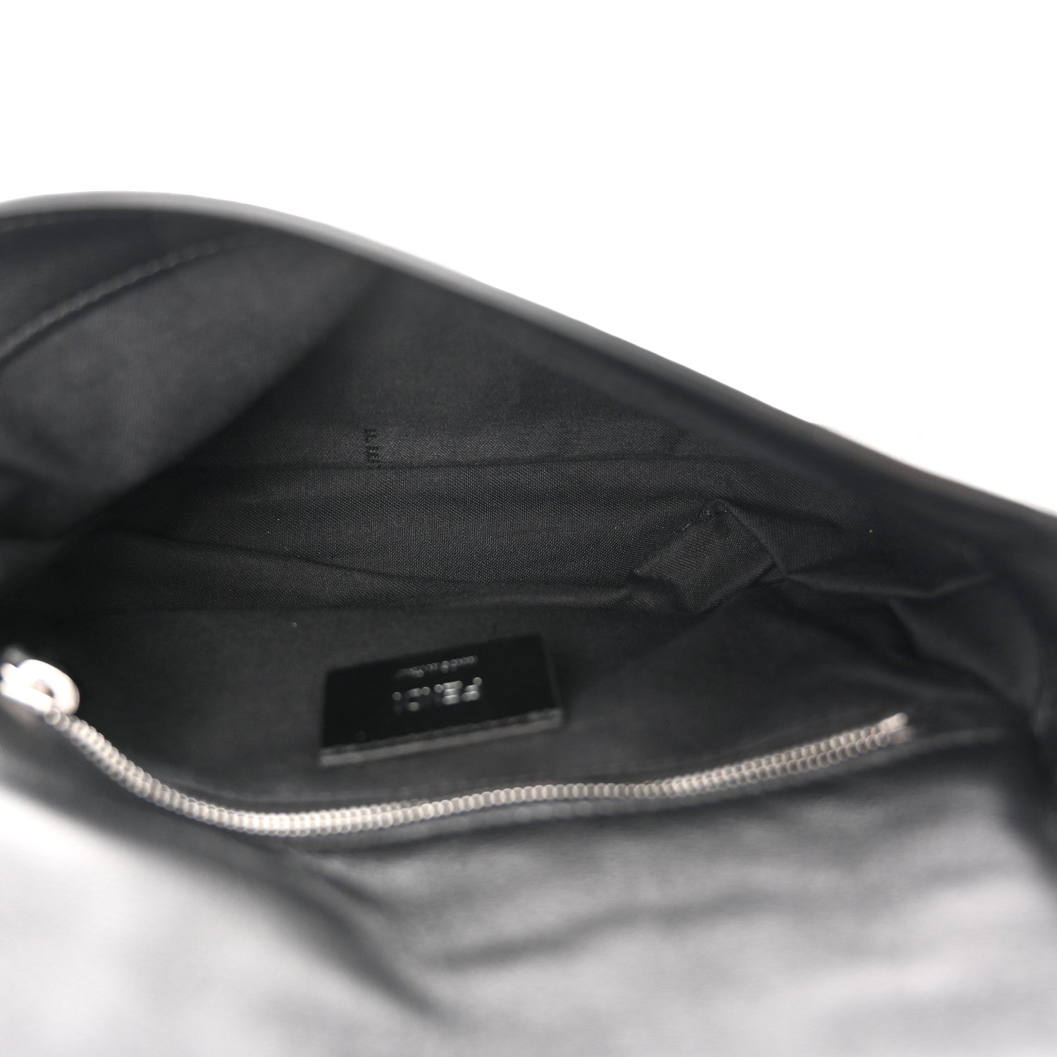 Fendi Nappa FF 1974 Embossed Mini Expandable Flap Bag Black 5 of 11