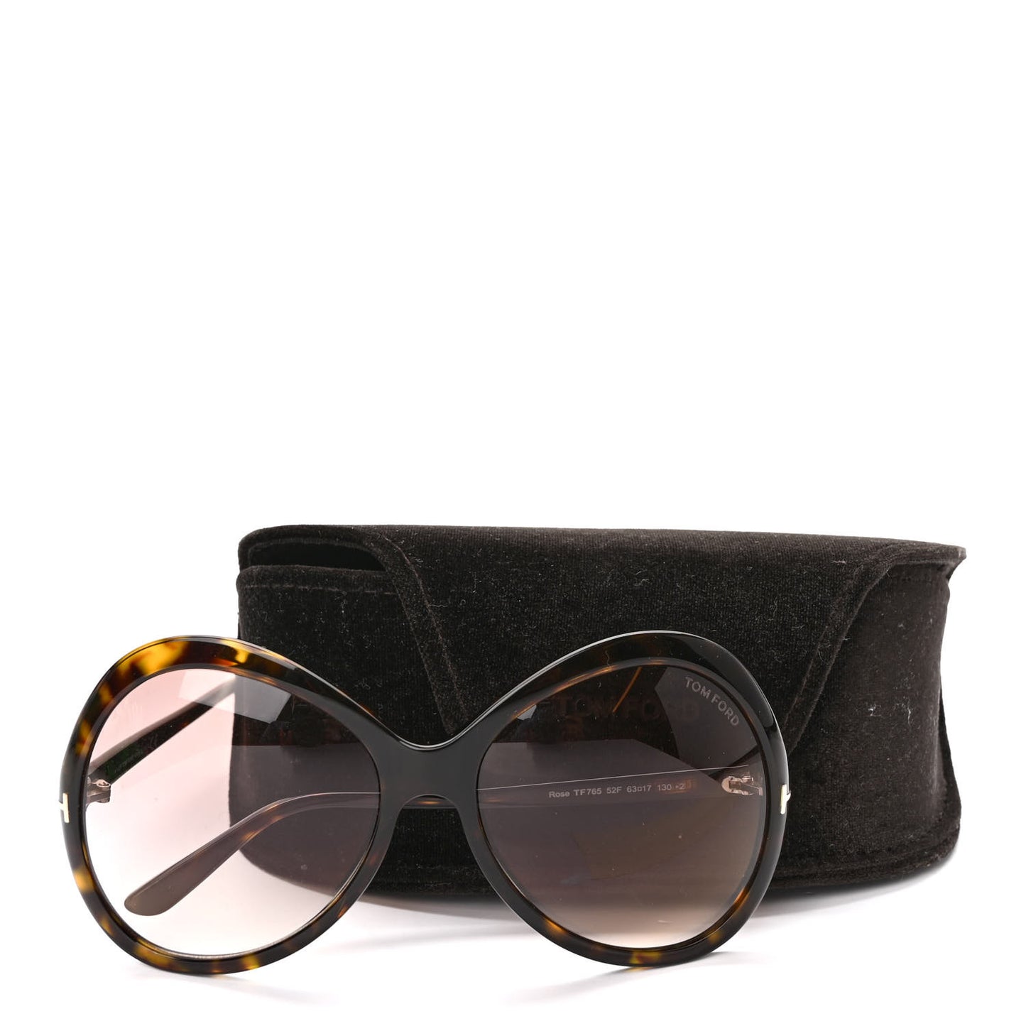 Acetate Rose Sunglasses TF765 Havana